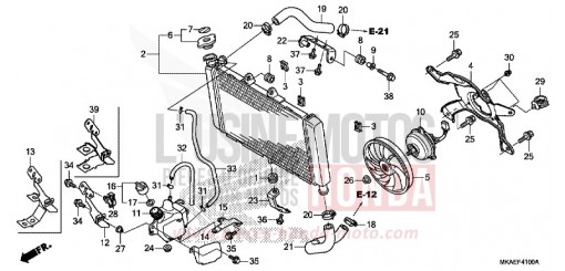 RADIATEUR NC750DH de 2017